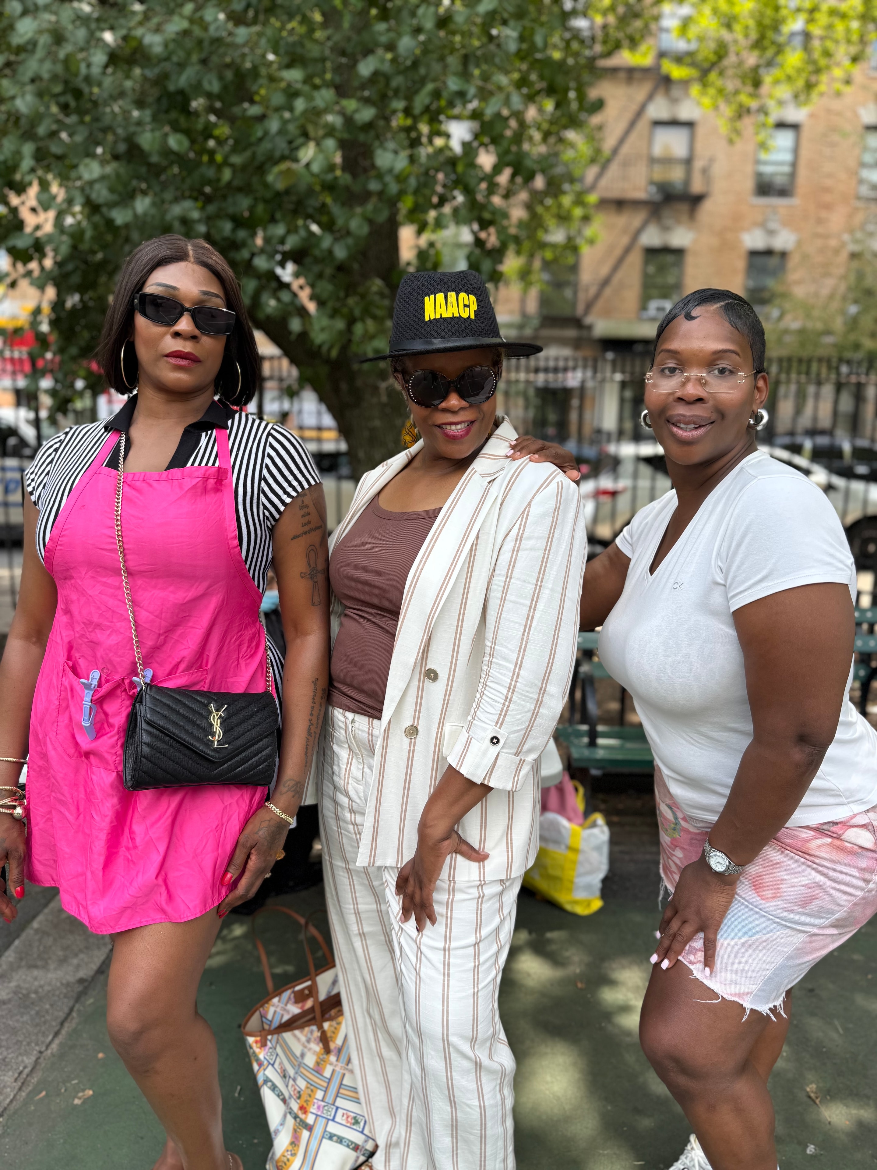 NAACP NYCHA Branch members at an outdoor community gathering